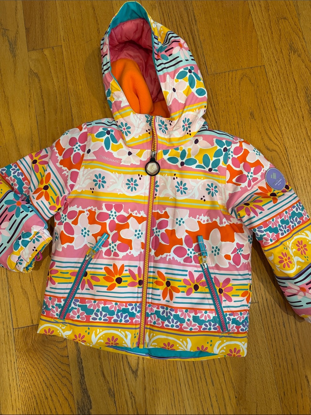 Obermeyer Girls' Ashor ski jacket daisy dreams
